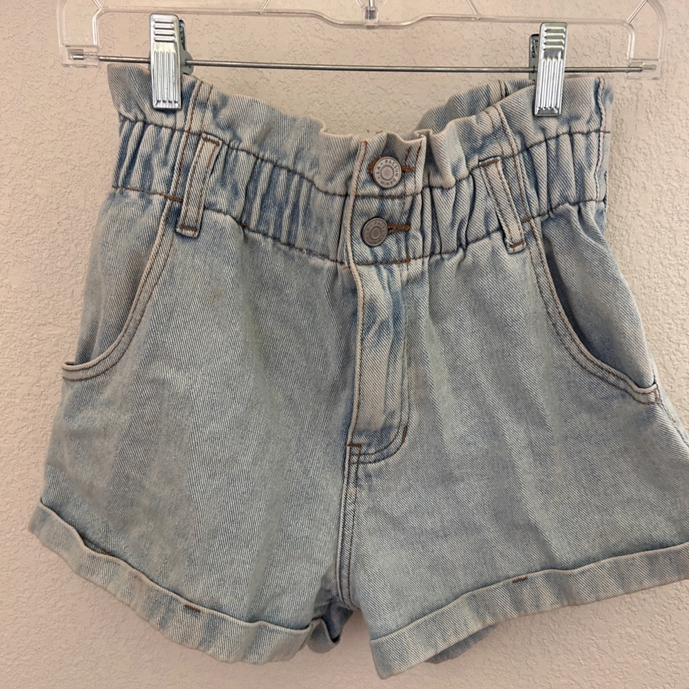 PacSun Light Blue Mom Shorts - Small